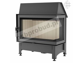 Wkład kominkowy ZIBI 12 prawy BS (szyby łączone bez szprosa)