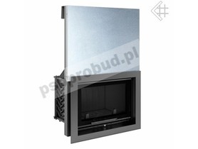 Wkład kominkowy OLIWIA 18 gilotyna + dolot + glass