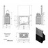 Wkład kominkowy Amelia 25 kW gilotyna + dolot